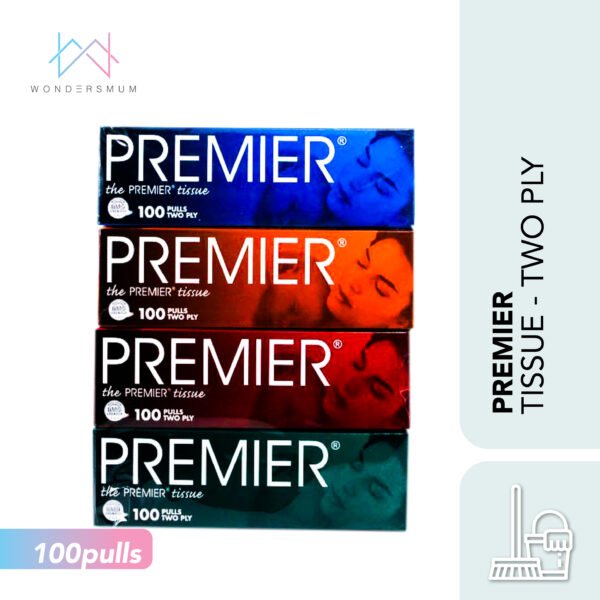 Wondersmum | Premier Facial Tissue 100 Pulls 2 Ply