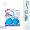 Flush & Fresh Toilet Blue Cleaner 2x50g Lavender