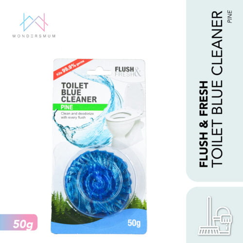 Flush & Fresh Toilet Blue Cleaner 1x50G-Pine